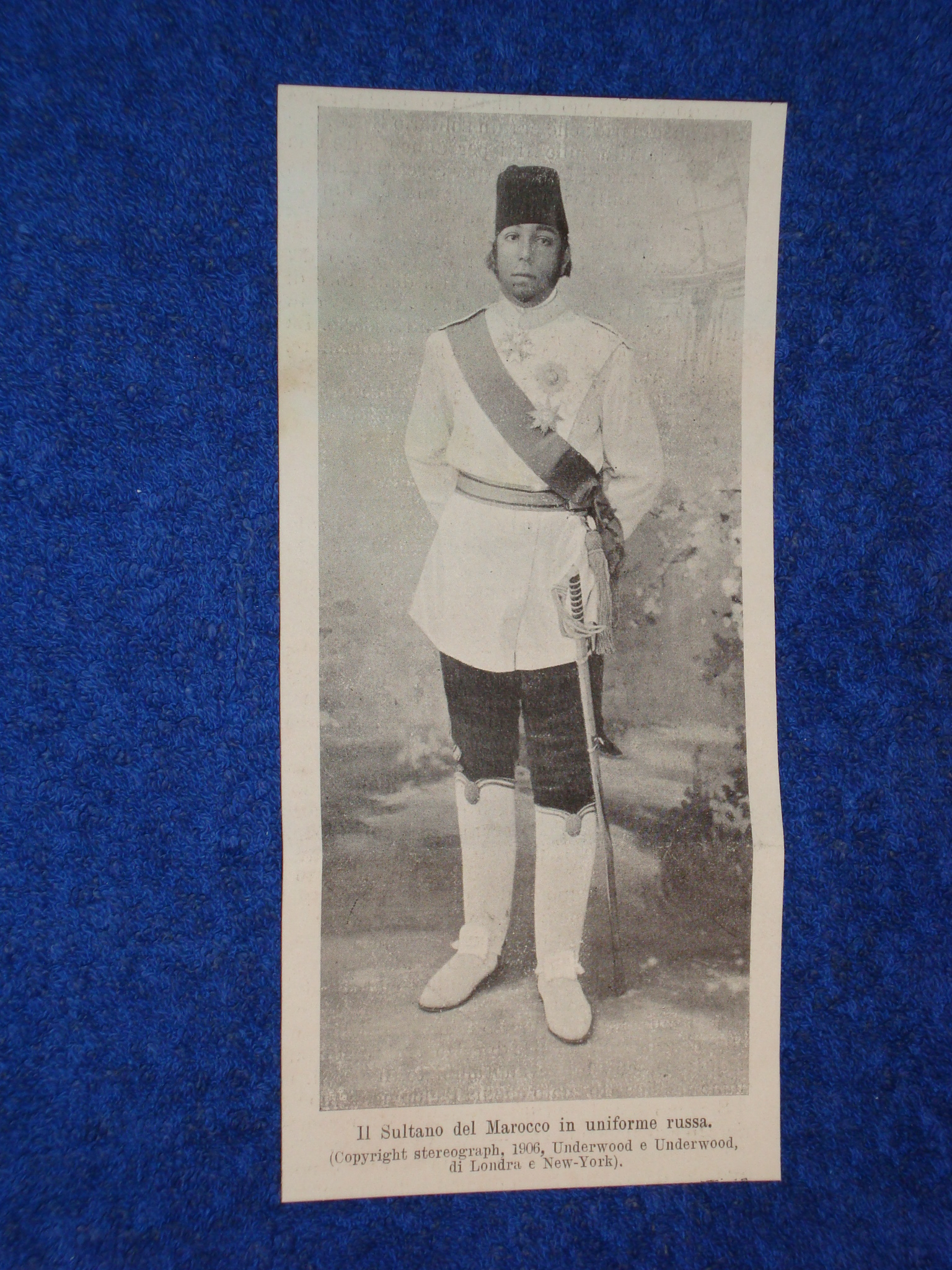 1906SultanMoroccoInRussianUniform.JPG