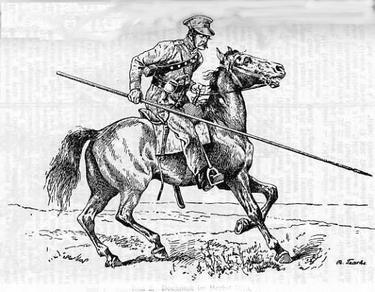 Horseman Cotta Don cossack 1813 Russian army